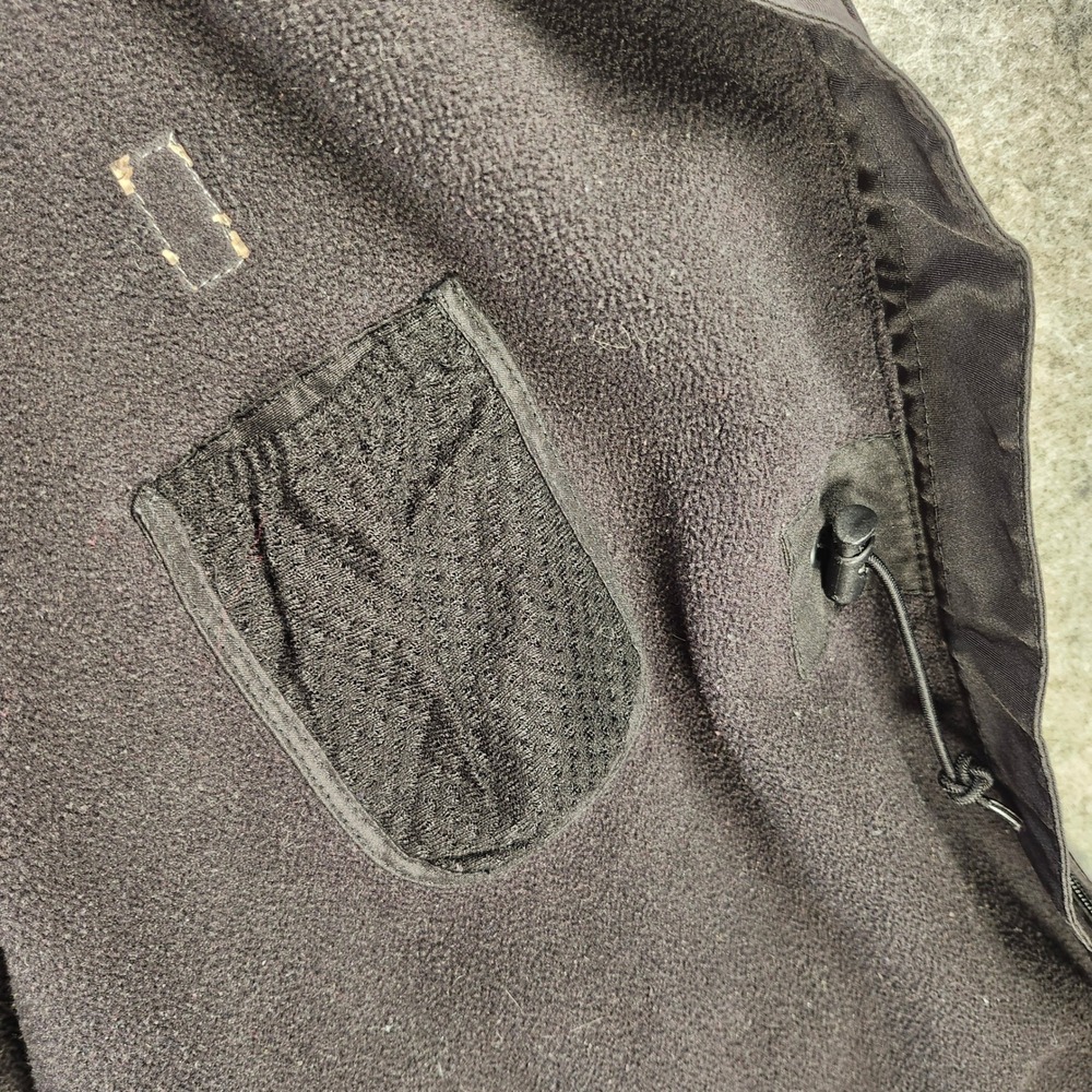 Pacific Trail Men Black Fleece Lined Hooded Parka Jacket XL Full Zip Windbreaker - Picture 14 of 16